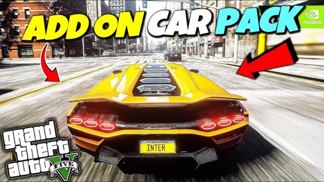 How to Install 30+ Addon Cars in GTA 5 | Best GTA 5 Addon Car Pack (2025)😍