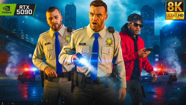 GTA V: I Fought the Law Mission on 8K Gameplay | RTX 5090 Remastered Ultra Graphics MOD  Maxed-Out