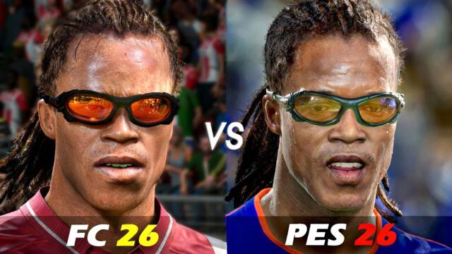 EA Sports FC 26 vs eFootball 2026 | Icons & Legends Player Faces Comparison!