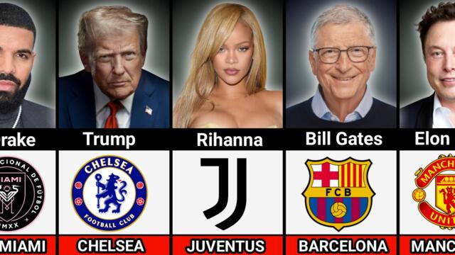 Famous People And Their Favorite Football Clubs