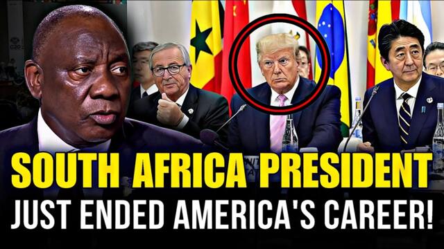 EXPLOSIVE: South Africa President Goes FULL BEAST MODE on USA at G20!