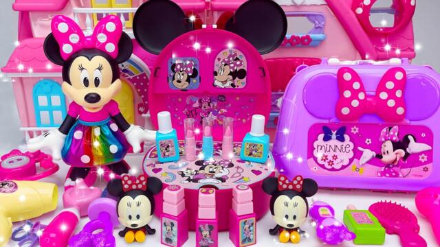 Minnie Mouse 2025🎀 Set Unboxing del Maquillaje Rosa y Accesorios de Belleza | Colección Disney