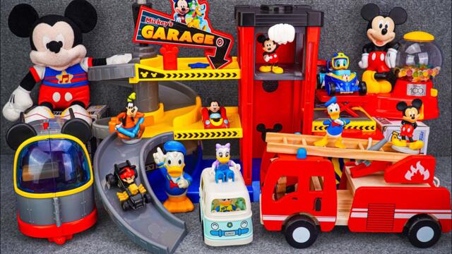 Satisfying with Unboxing Mickey Mouse D100 Gumball Machine Playset | Review Toys ASMR