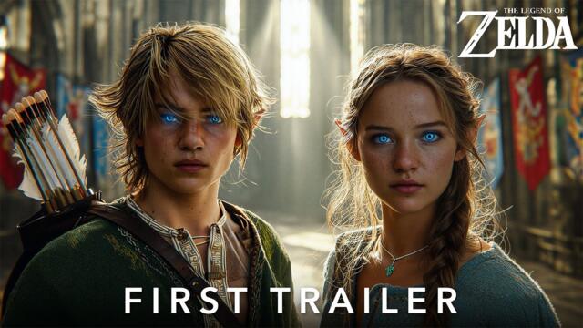 The Legend of Zelda - First Trailer (2027) Nintendo & Sony Pictures