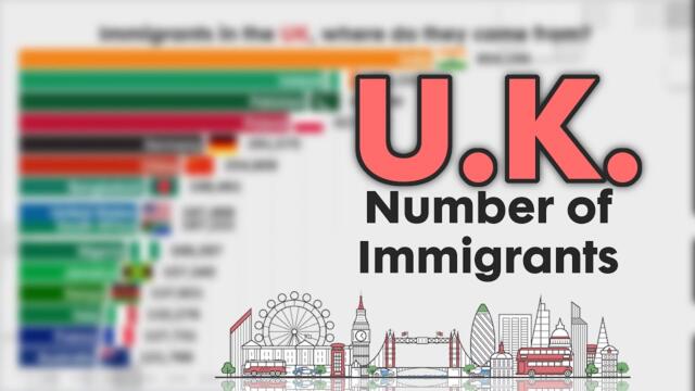 LARGEST NUMBER OF IMMIGRANTS IN U.K. | where do they came from ?