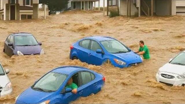 A few minutes ago in Bulgaria!! The situation in Sandanski was complicated, due to flooding.