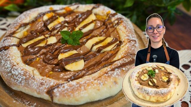 Уникална СЛАДКА ПИЦА с шоко чийзкрем | Фурна за пица Ariete