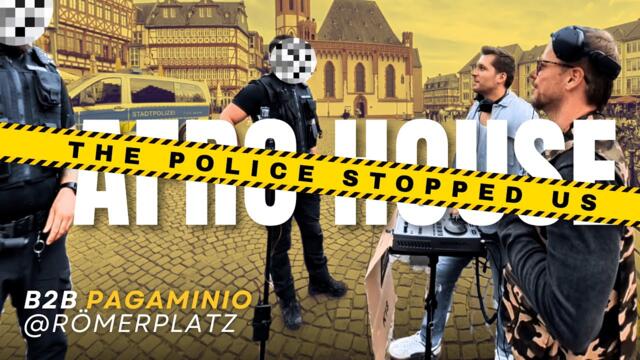 Afro House B2B DJ Set at Römerplatz Frankfurt Shut Down by Police  SIGGI x Pagaminio