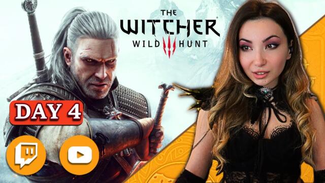 ⚔️ My First Time in Witcher 3 [Death March] — DAY 4 |  Velen Begins 🖤 Yennefer Vibes