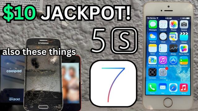 I Bought 4 Used Phones and Found THIS (iPhone 5S, iOS 7)