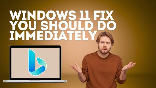 Windows 11 Fix You Should Do Immediately