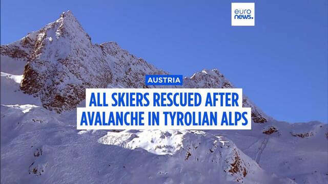 Eight skiers rescued alive after avalanche at Austria’s Stubai Glacier
