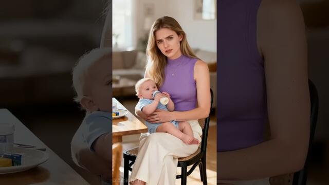 🌟Her husband has made a change.