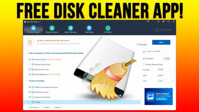 Clean Up Your PC & Get Hard Drive Space Back with Wise Disk Cleaner