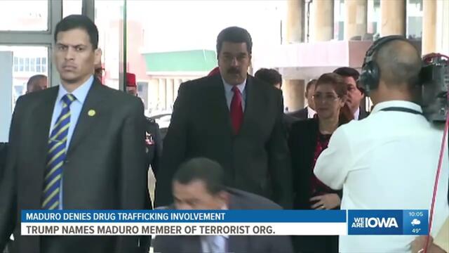 U.S. designates Venezuelan president Maduro as a terrorist