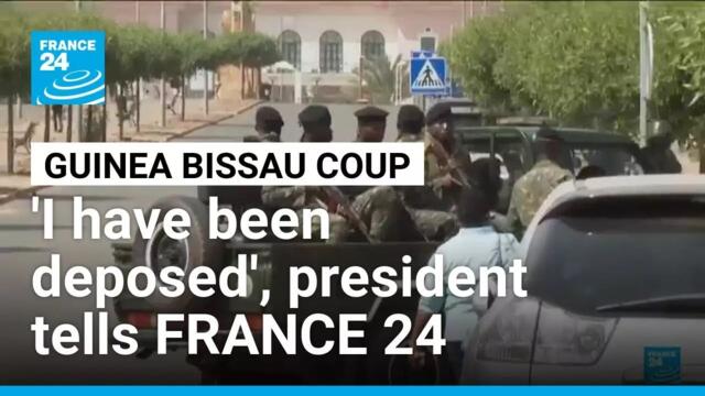 'I have been deposed,' Guinea-Bissau's President Embalo confirms to FRANCE 24 • FRANCE 24 English