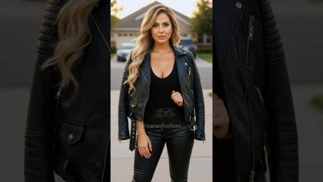 The SECRET to Styling Black Leather Like a PRO