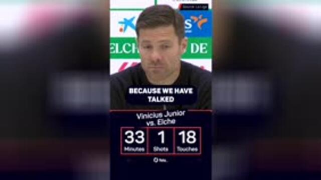 Vini Jr. 'understands' Real Madrid BENCHING - Alonso