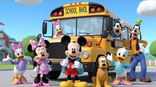 Mickey Mouse on the School Bus – Fun School Adventure for Kids