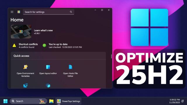 Optimize Windows 11 25H2 With This Powerful Tool