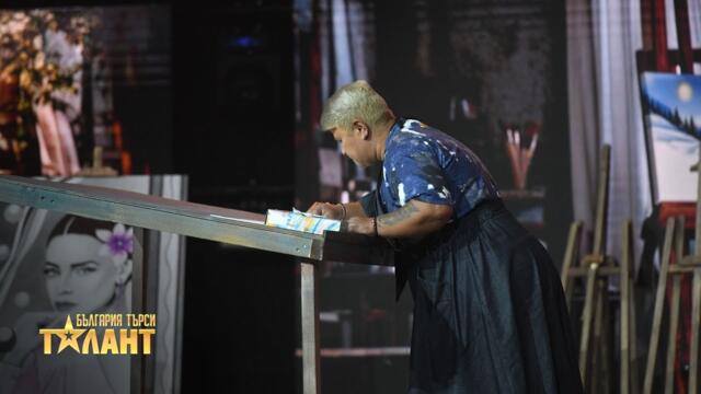 Уникална картина от Фанка Борисова I България търси талант