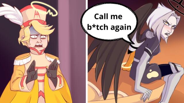 Call me a b*tch again, Abel • Hazbin Hotel Season 2 • COMIC DUB