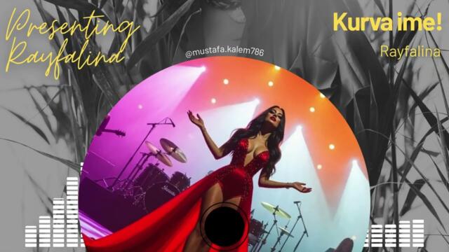 RAYFALINA - Kurva ime! | Official Audio Visualiser, 2025 (Prod. by Mustafa Kalem)