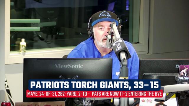 REACTIONS To Patriots Dominance on Monday Night Football