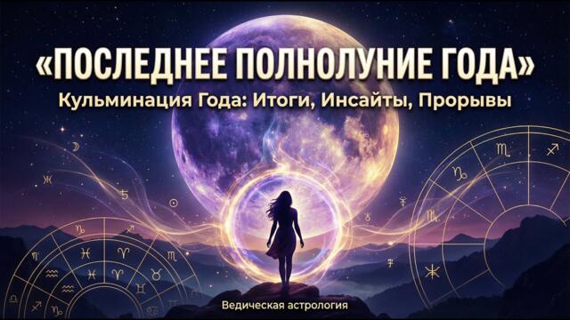 Последнее Полнолуние Года 5 Декабря 🌕 Рохини, Ведическая Астрология, Итоги и Прорывы.