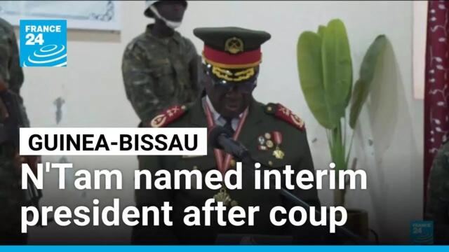 Guinea-Bissau: General N'Tam named interim president after coup • FRANCE 24 English