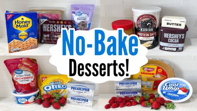 5 BEST No-Bake Desserts I’ve Made All Year (Fast, Cheap, SO Good!) | Julia Pacheco