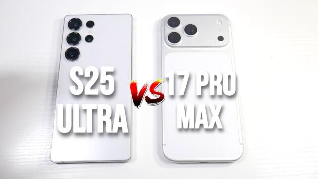 iPhone 17 Pro Max VS S25 Ultra Full Speed Test In 2025 (Animations, Rendering, PUBG & Apps)