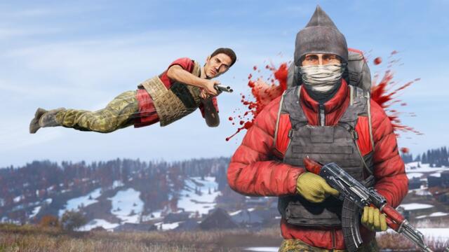 Fighting for SURVIVAL on Winter DayZ Maps...