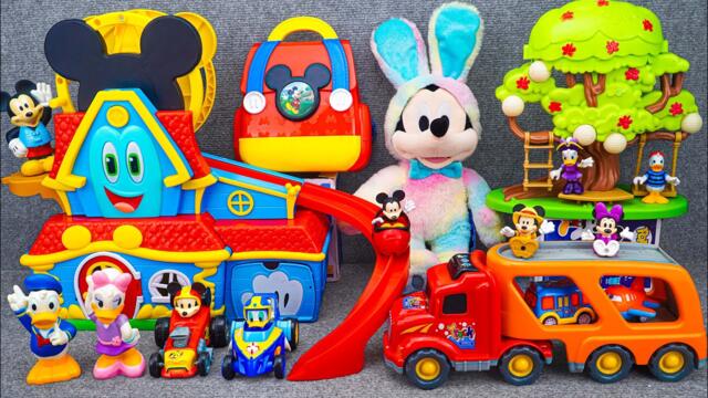 Satisfying with Unboxing Disney Mickey Mouse Jumbo Fun House Playset | Review Toys ASMR