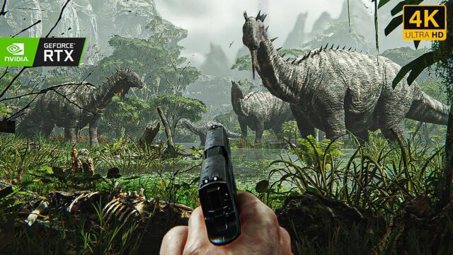 FEROCIOUS - New Dinosaur Survival Game LOOKS INSANE (RTX 5090) Ultra Realistic Graphics Gameplay