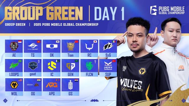 [EN] 2025 PMGC League | Group Green Day 1 | PUBG MOBILE Global Championship