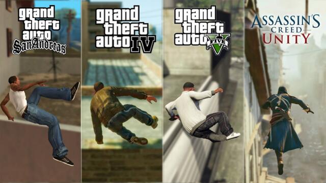Evolution Of Parkour in 10 Open World Games, Including GTA Games