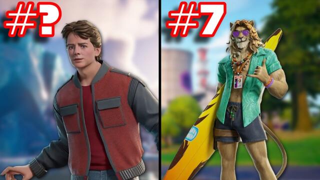Ranking EVERY FORTNITE CHAPTER 7 BATTLE PASS SKIN From WORST To BEST