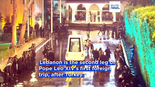 Pope Leo XIV in Lebanon: 'In Palestine the only solution is two states'