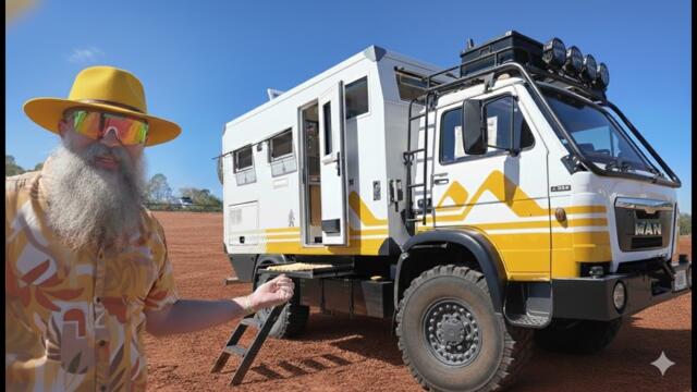 The INSANE 1988 MAN Truck Overland Rig That Travels the World (You Won't BELIEVE the Inside!)