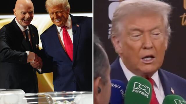 Donald Trump surprises fans by comparing himself to Messi and Cristiano during World Cup draw