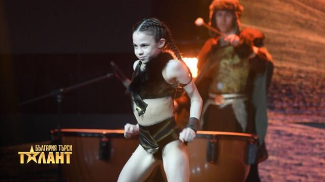 Арина Швец представя красив акробатичен танц I България търси талант