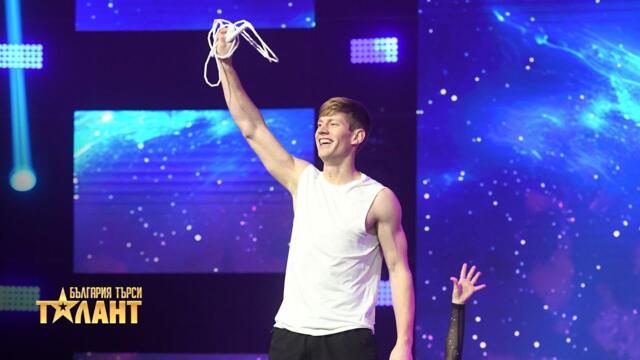 Удивително изпълнение от шампиона по скачане на въже Портър Балард I България търси талант