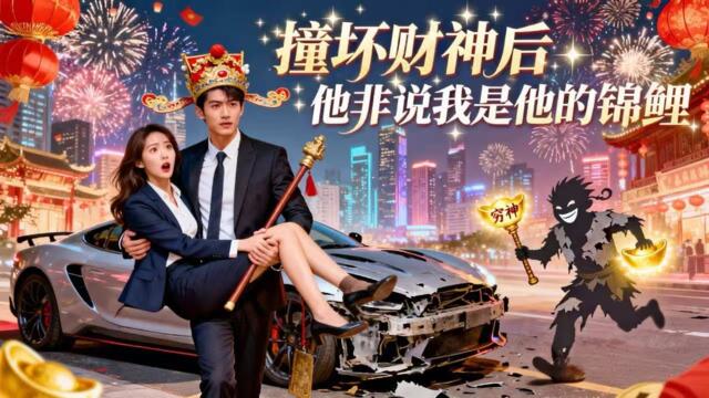 【FULL】被迫和落魄財神同居了🔥#朱丽星 #谭豪嘉 大年初五，落魄財神被撞下凡，發現車主竟是自己要賜福的錦鯉！窮神偷走法器，財神法力盡失，被迫與“財神奶奶”綁定搞錢！[ZYDJ]