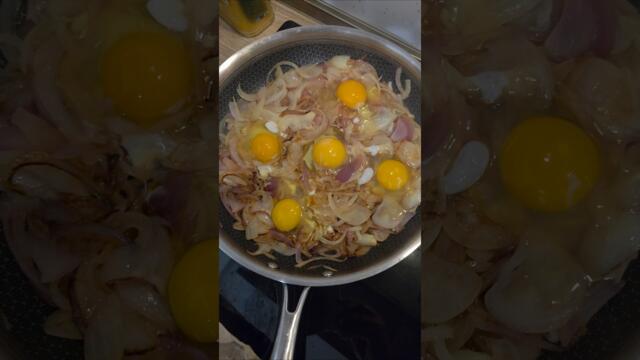 Любима рецепта с яйца! #рецепти #food #recipe #закуска #shorts