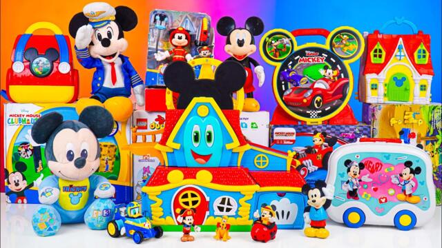 Satisfying with Unboxing Disney Mickey Mouse Jumbo Fun House Playset | Review Toys ASMR