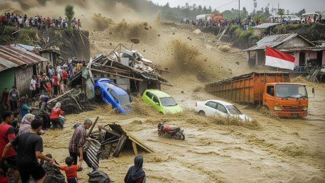 INDONESIA CHAOS AGAIN! Monster FLOODS and LANDSLIDES Submerged Bandung, Killing 908 in Sumatra