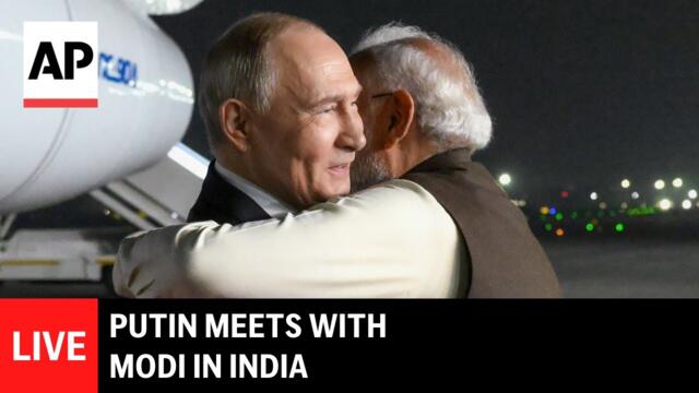 LIVE: Russian President Vladimir Putin meets with Modi in India