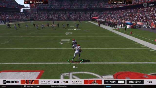 Madden 26: TFL Bengals vs Browns Week 1
