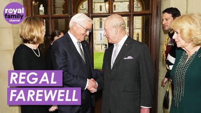 King Charles and Queen Camilla Say Farewell to German president